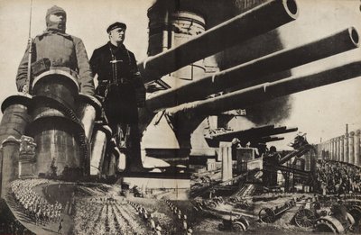 Den Røde Hær. Illustration fra USSR Builds Socialism, 1933. af Eliezer Markowich Lissitzky