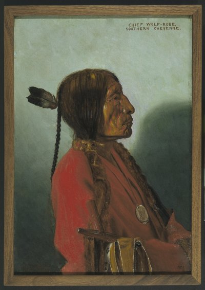 Chief Wolf-Robe af Elbridge Ayer Burbank