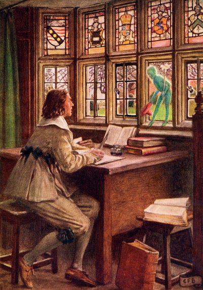 Illustration til digtet Madrigal af Shakespeare, fra bogen 