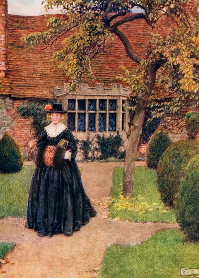 Illustration til digtet The Poetry of Dress af Herrick, fra bogen 