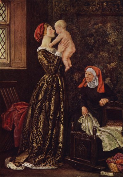 Det vokser ikke som et træ, i løs vægt gør mennesket bedre (farve litho) af Eleanor Fortescue-Brickdale
