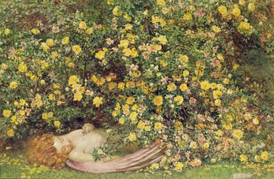 June is Dead (akvarel på papir) af Eleanor Fortescue Brickdale