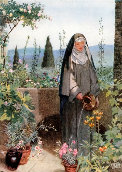 St Clare (farvelitografi) af Eleanor Fortescue-Brickdale