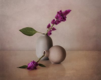 Rolige blomstervaser af Elena Arjona