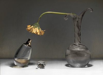 Stilleben med visne blomster af Elena Arjona