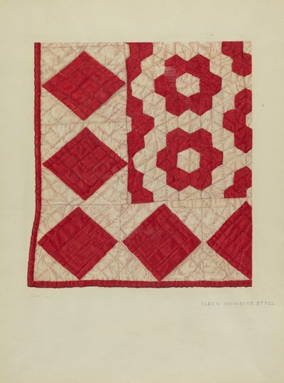 Patchwork Quilt af Elgin Moncure Styll