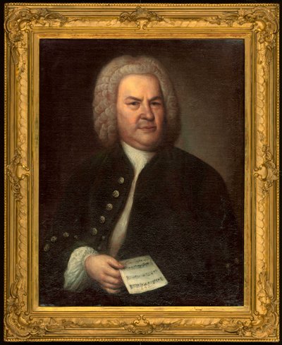 Portræt af Johann Sebastian Bach af Elias Gottleib Haussmann