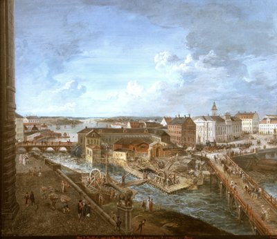 Udsigt over Stockholm af Elias Martin