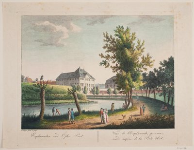 Esplanaden ved Øster Port af Elias Meyer