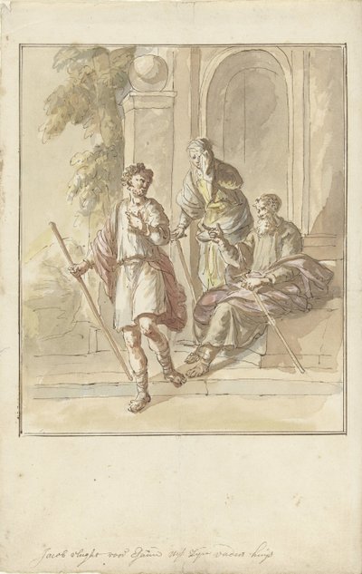 Jakob flygter fra sit forældrehjem af Elias van Nijmegen