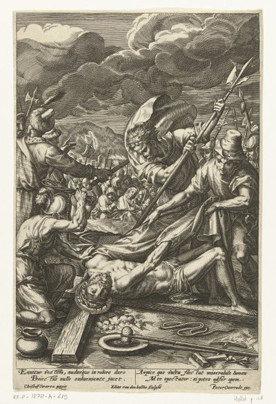 Kristus tog sit tøj af Passion of Christ (serietitel) af Elias van den Bossche