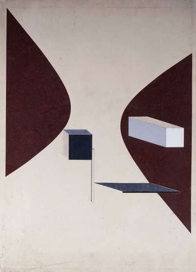 Beskæring N 90 af Eliezer Markowich Lissitzky