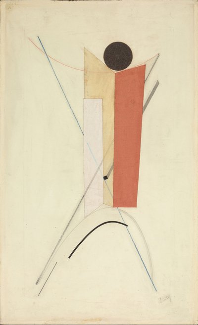 Proun 43 Variant, c.1922. af Eliezer Markowich Lissitzky