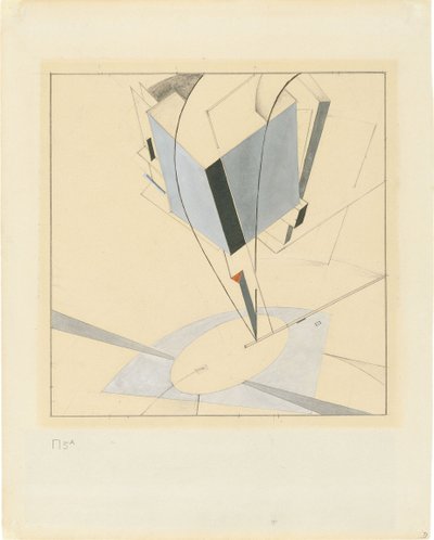 Proun 5 af Eliezer Markowich Lissitzky