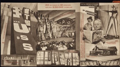 USSR. Katalog over den sovjetiske pavillon på den internationale presseudstilling, Köln, 1928 af Eliezer Markowich Lissitzky