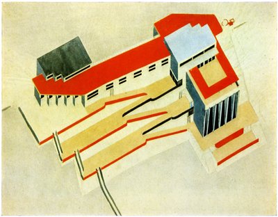 Yachtklub af Eliezer Markowich Lissitzky