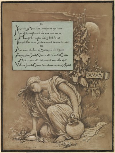 (Illustration til Omar Khayyáms Rubáiyát) Til minde af Elihu Vedder