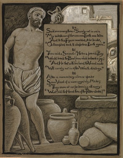 (Illustration til Rubáiyát af Omar Khayyám) Den ugudelige gryde af Elihu Vedder