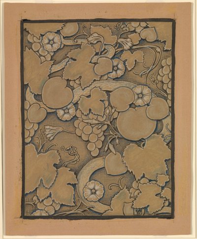 (Illustration til Rubáiyát af Omar Khayyám) Lining Paper af Elihu Vedder