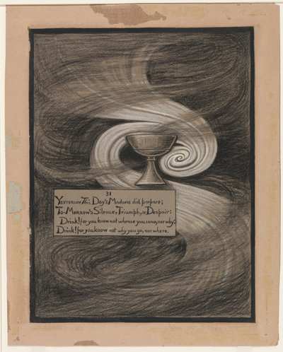 (Illustration til Rubáiyát af Omar Khayyám) Fortvivlelsens bæger af Elihu Vedder