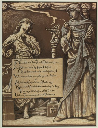 (Illustration til Rubáiyát af Omar Khayyám) Fornuftsskilsmissen af Elihu Vedder