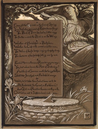 (Illustration til Rubáiyát af Omar Khayyám) Indbydelsen af Elihu Vedder