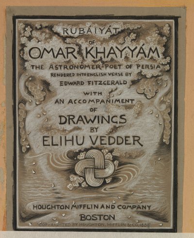 (Illustration til Rubáiyát af Omar Khayyám) Titelblad af Elihu Vedder