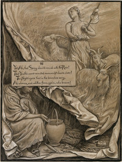 (Illustration til Rubáiyát af Omar Khayyám) Ungdom og alder af Elihu Vedder
