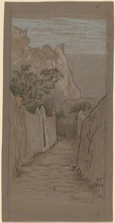 Capri af Elihu Vedder