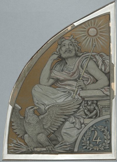 Tegnefilm for Jupiter af Elihu Vedder