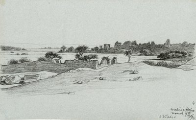 Fra 30 tegninger af Nilens rejse: Medine & Haboo af Elihu Vedder