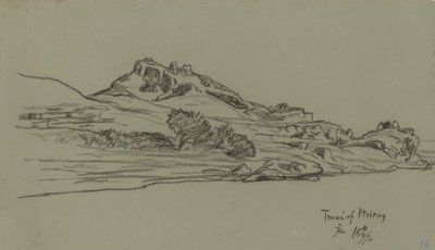 Nile Journey, Tmui af Ptolemæus, 1890. af Elihu Vedder