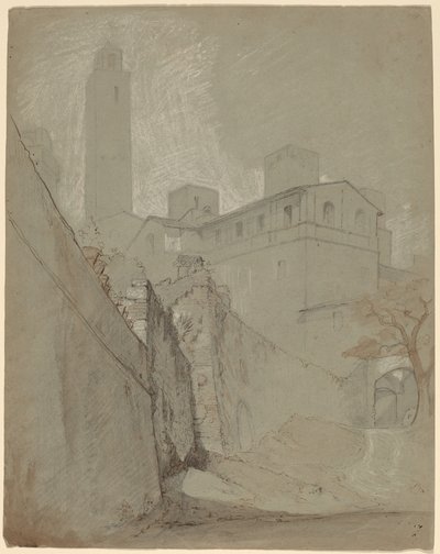 Orvieto af Elihu Vedder