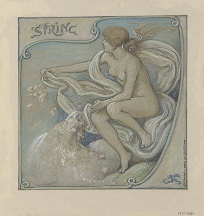 Forår af Elihu Vedder