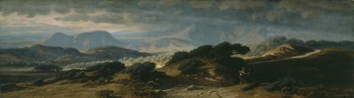 Storm i Umbrien, 1875 af Elihu Vedder
