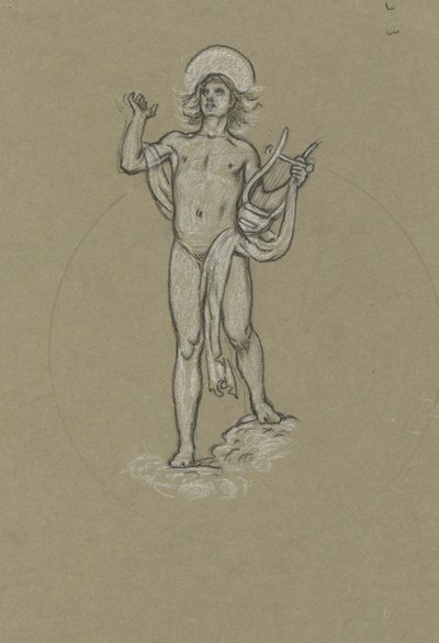 Studie for Apollo af Elihu Vedder