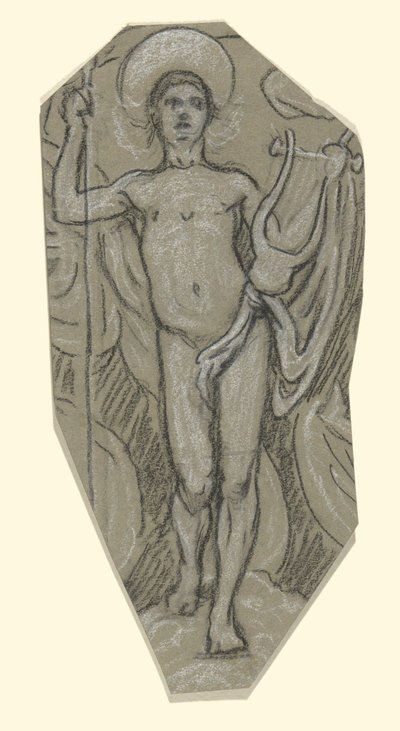 Studie for Apollo af Elihu Vedder