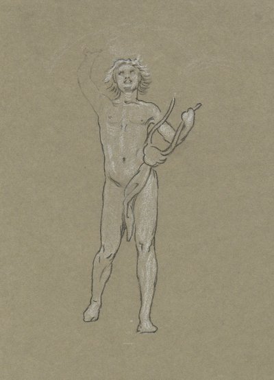 Studie for Apollo af Elihu Vedder