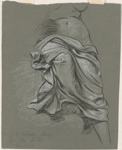 Studie til "The Fates Gathering in the Stars" af Elihu Vedder