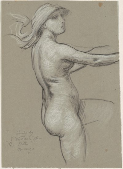 Studie til "The Fates Gathering in the Stars" af Elihu Vedder