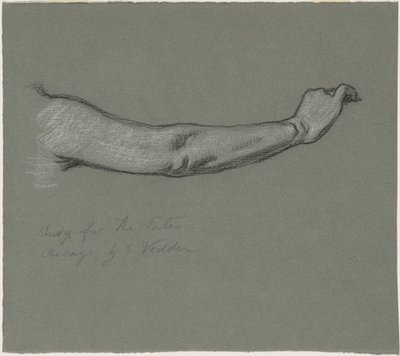 Studie til "The Fates Gathering in the Stars" af Elihu Vedder