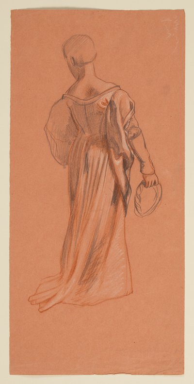 Studie til "Bryllupsoptog" af Elihu Vedder