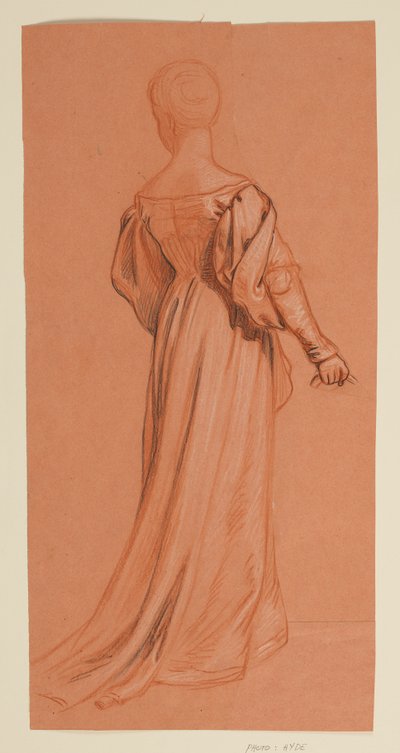 Studie til "Bryllupsoptog" af Elihu Vedder