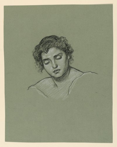 Studie for kvinde af Elihu Vedder
