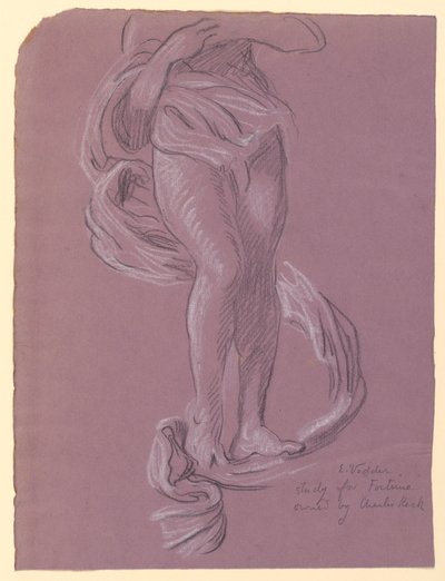 Studie af "Fortune" af Elihu Vedder