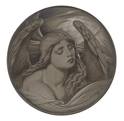 Studie af "Soul in Bondage" af Elihu Vedder