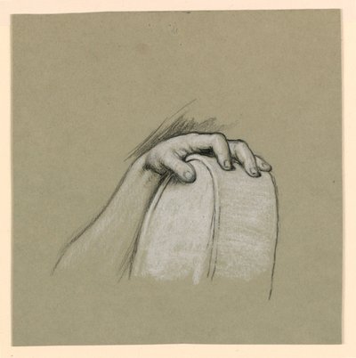 Studie af figur af Elihu Vedder