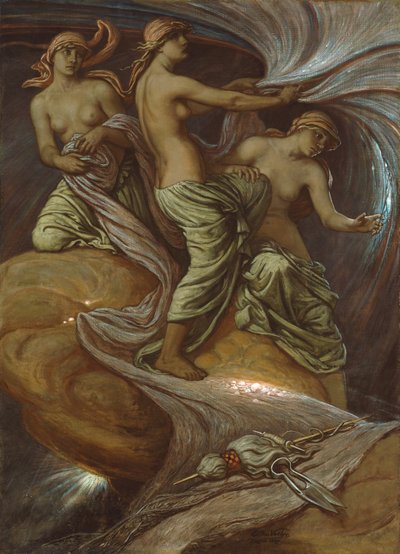 The Fates Gathering in the Stars, 1887. af Elihu Vedder