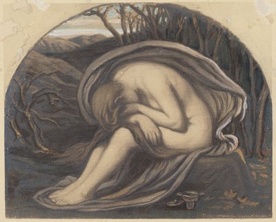 Magdalene, ca. 1884. af Elihu Vedder