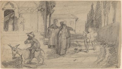 Lignelsen om Mølleren og Æslet af Elihu Vedder